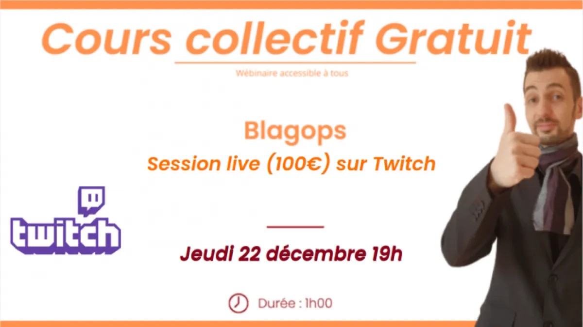 Cours collectif gratuit (SPIN) - Gameplay en 100€ (SESSION TWITCH)