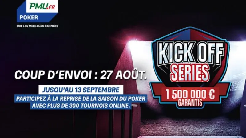 Lancez votre saison en beauté avec les Kick Off Series sur PMU Poker !