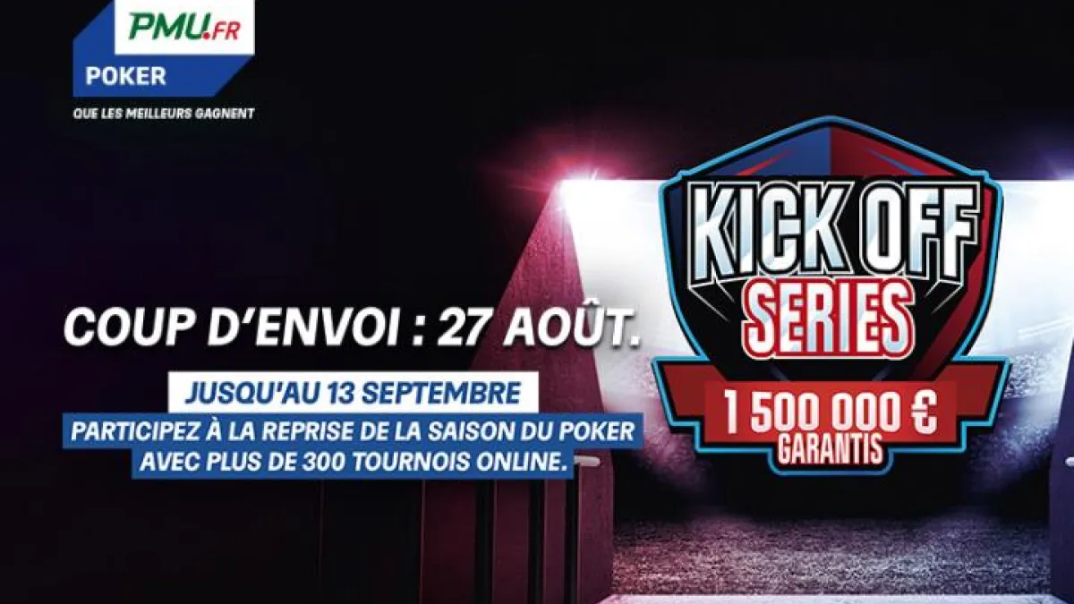 Lancez votre saison en beauté avec les Kick Off Series sur PMU Poker !