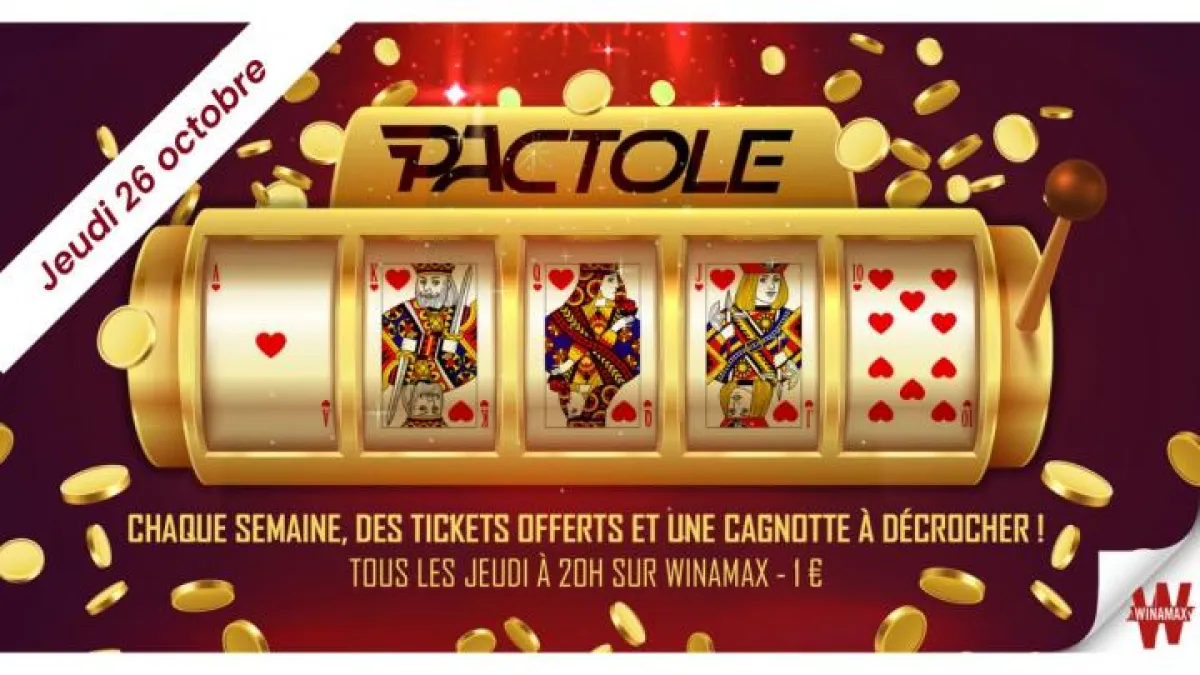 PActole 2023 : 2050€ DE CAGNOTTE CE JEUDI SUR WINAMAX