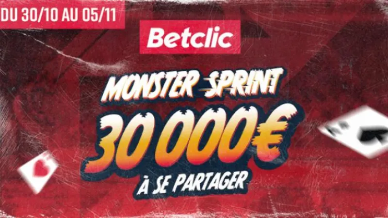 La Monster Sprint Halloween t’attend : 30 000€ à se partager et un ticket diabolique à gagner sur Betclic !