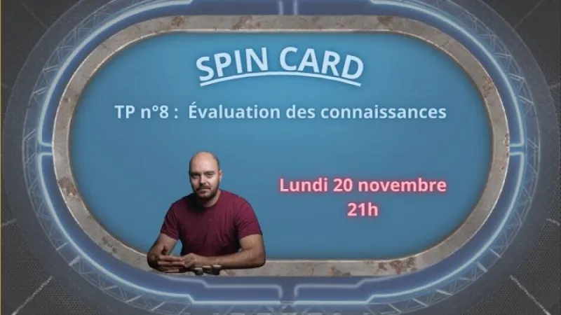 TP n°8 de la SPIN CARD : Évaluation des connaissances