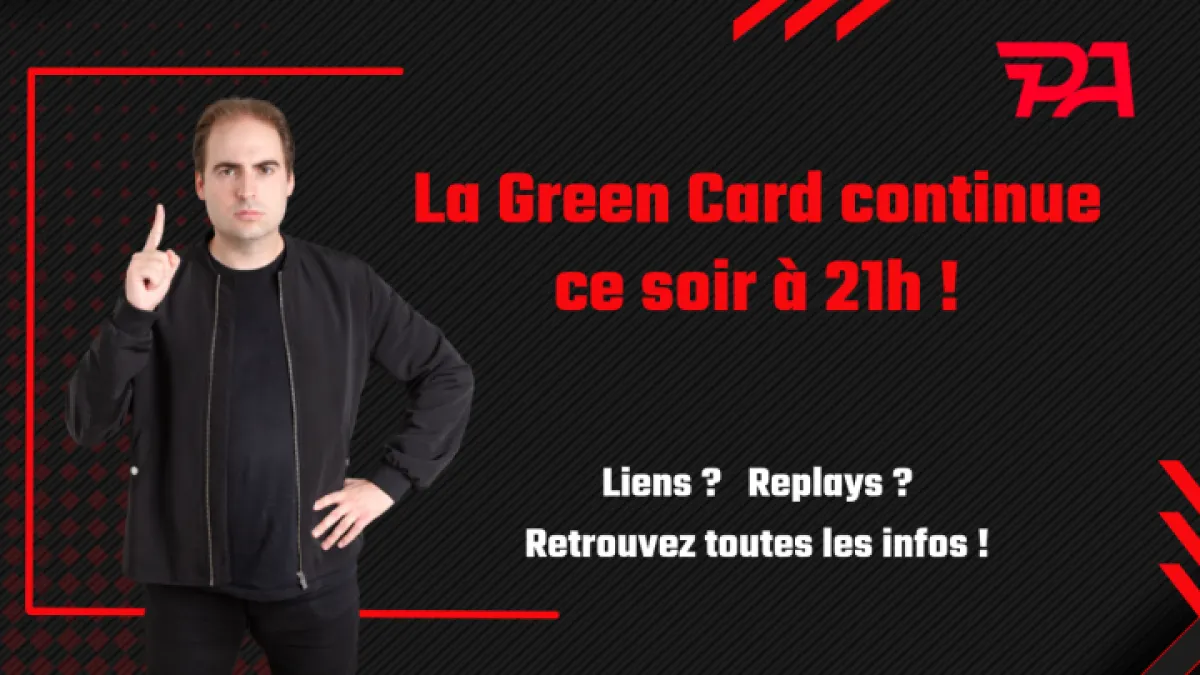 La Green Card continue : rendez-vous ce soir à 21h !