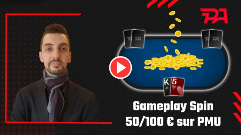 Gameplay Spins 50/100€ sur PMU avec Blagops