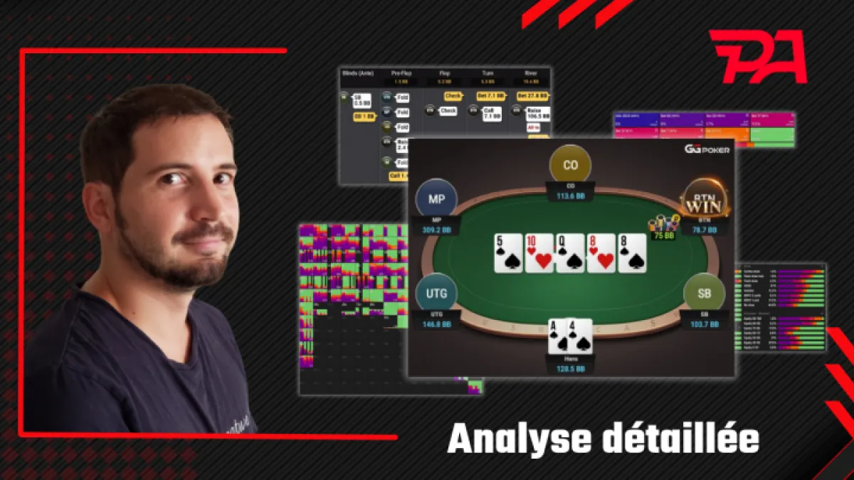 La main de la semaine avec Ilares : double probe overbet sur flush