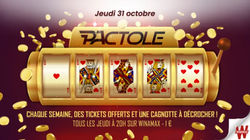 PActole 2024 : 1350 € DE CAGNOTTE CE JEUDI SUR WINAMAX