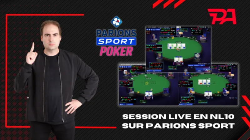 Liveplay sportif sur Parions Sport en NL10 avec Freudinou - Partie 1