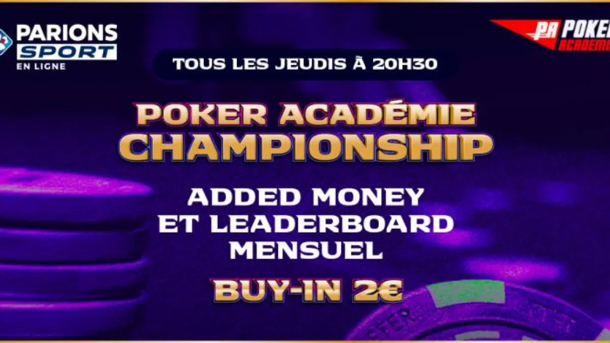 đ Poker AcadĂ©mie Championship â Le rendez-vous hebdomadaire Ă ne pas manquer !