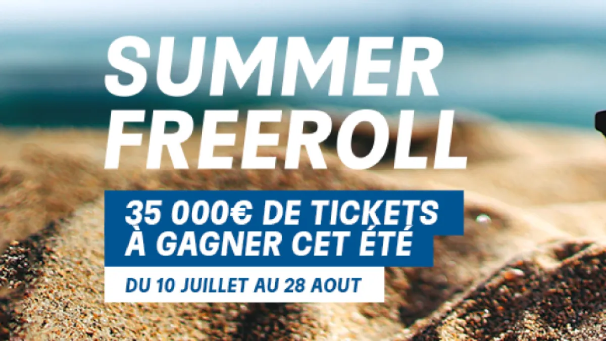 Summer freeroll sur PMU: 5000€ de tickets à gagner chaque mercredi !