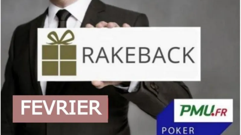 La promotion rakeback de février sur PMU Poker ! 
