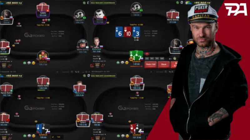 Bibibiatch se frotte aux regs 1K GG Poker 