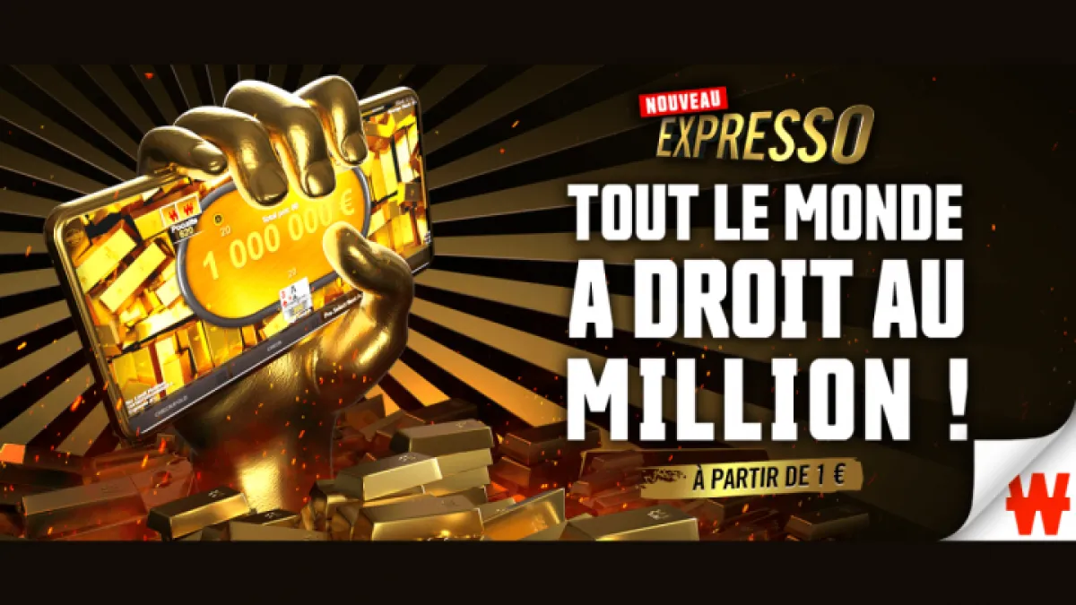 Le million avec 1€ sur Winamax !