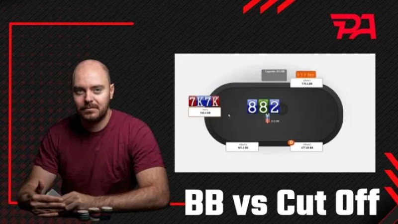 Big blinde vs Cut off : Analyse d'un spot 882 en pot 3bet