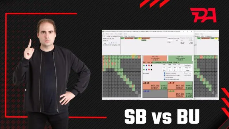 Sb vs BU en pot 3bet, Freudinou vous explique tout ! Board : Td 4d 2d