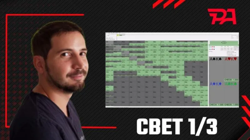 Contrer un cbet 1/3 depuis la Big Blinde (1)