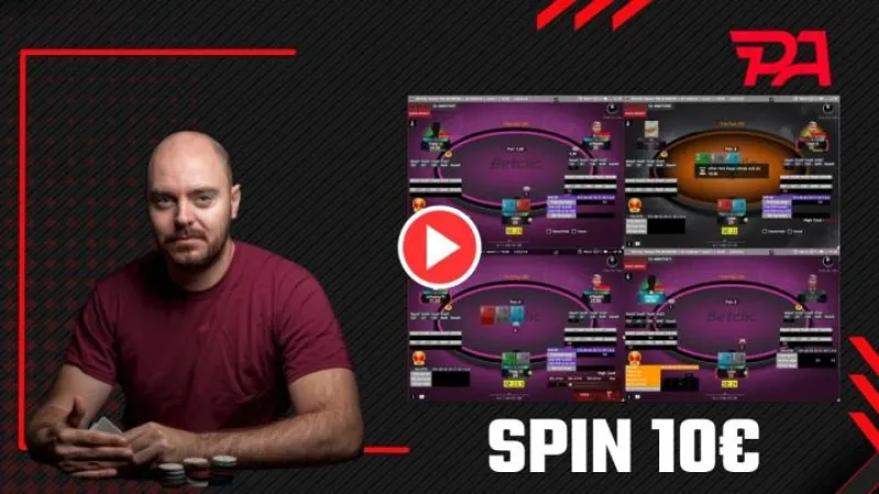 Review d'une session live en SPIN 10€ sur Betclic