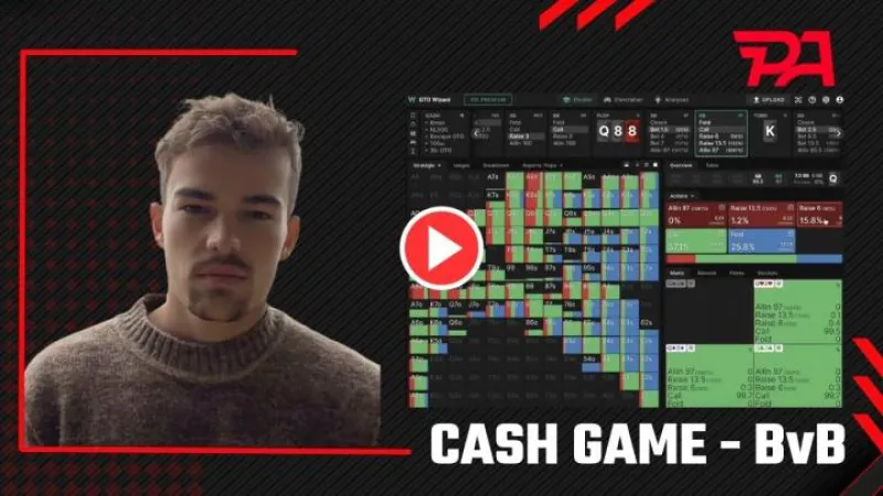 Cash Game : Analyse d’un spot en BVB contre 3 types de regs (1)