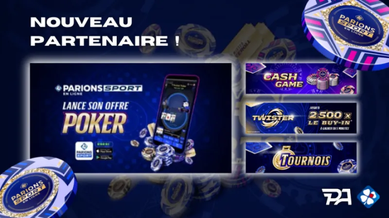 Découvrez notre nouveau partenaire : Parions Sport Poker !
