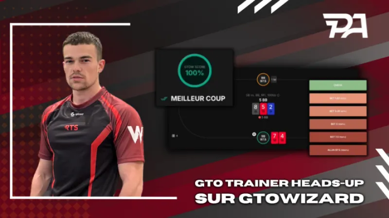 GTO Trainer en heads-up : précision & rigueur