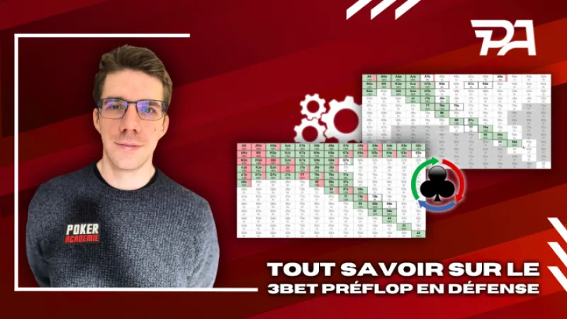 Pots 3bet préflop en défense : Théorie & pratique