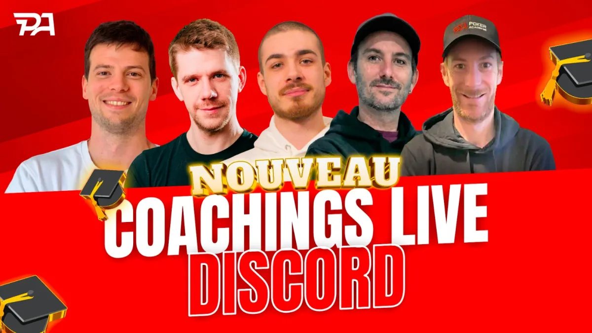 Nouveauté : Poker Académie débarque en live sur Discord !